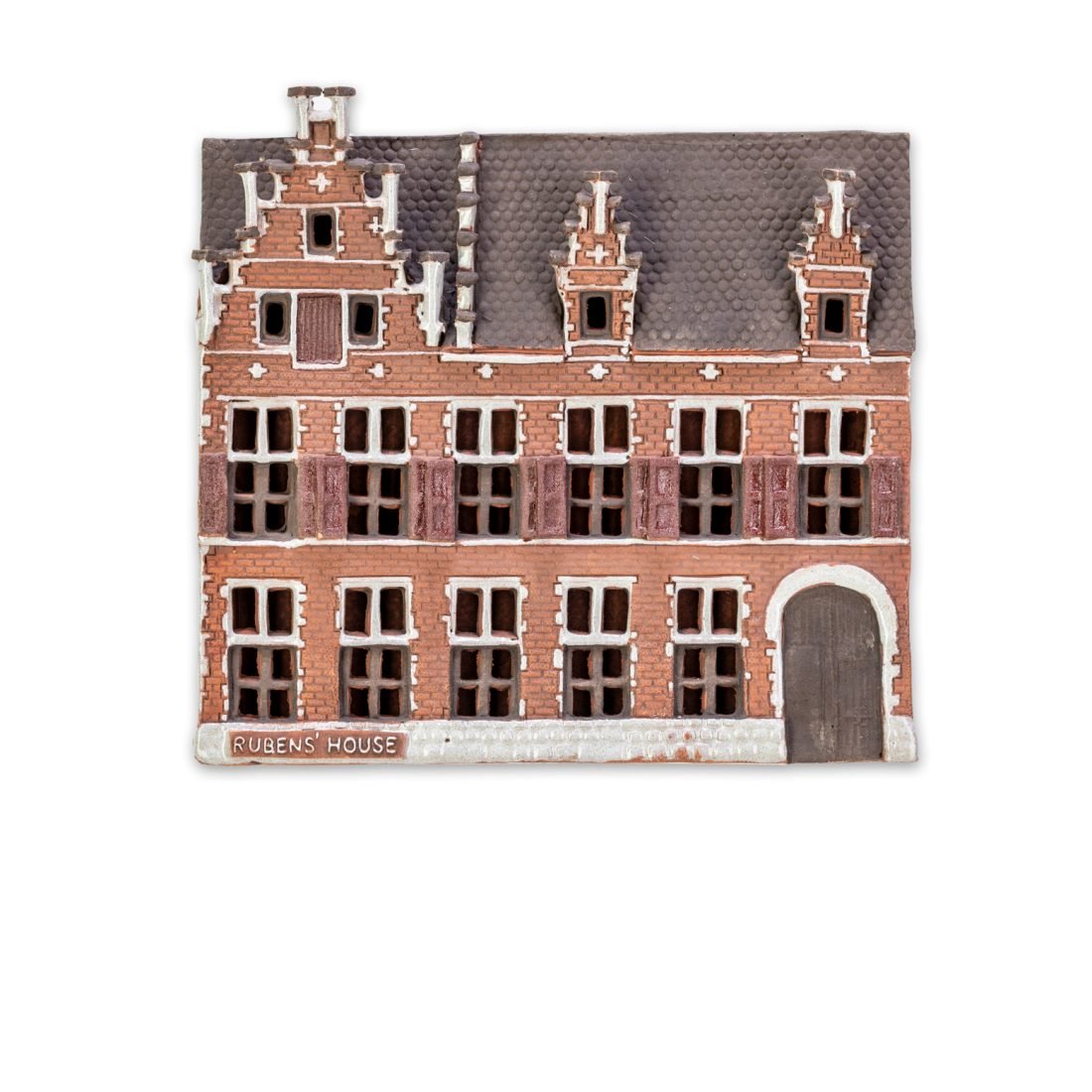 Ceramic plaque of original house in Antwerpen BEL PL 19