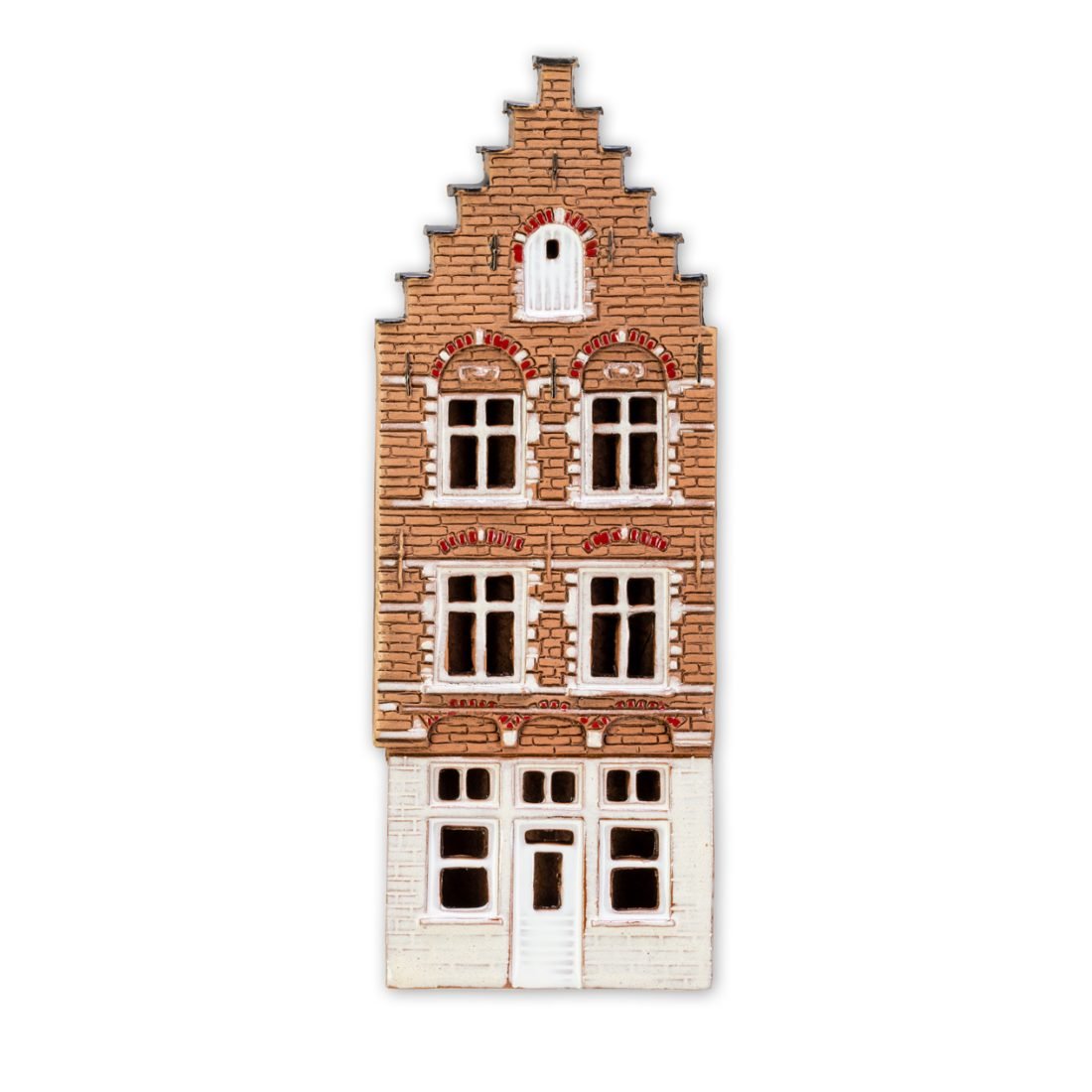 Ceramic plaque of original house in Bruges BEL PL 32