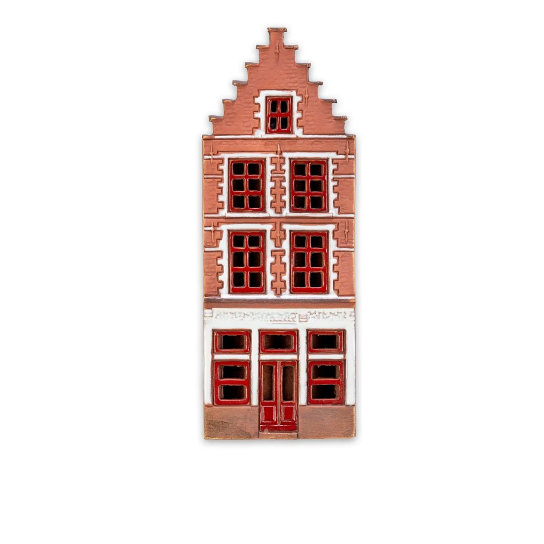 Ceramic plaque of original house in Bruges BEL PL 33