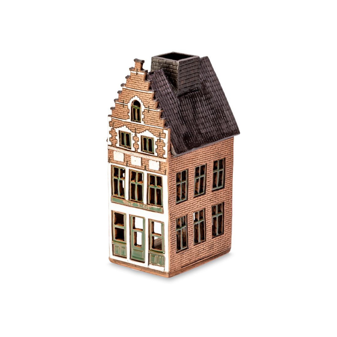 Ceramic miniature of original house in Brugge BEL 35