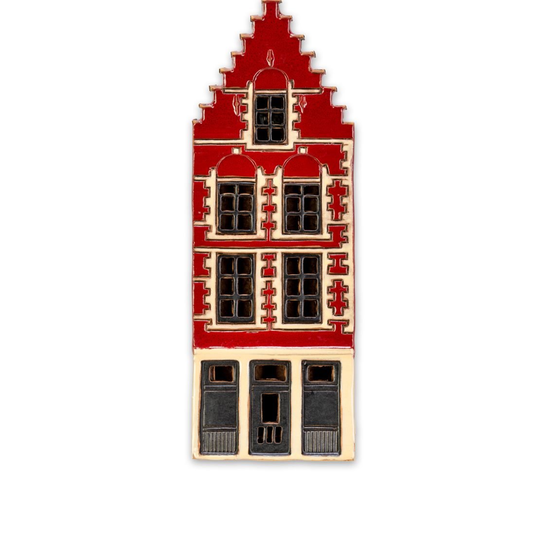 Ceramic plaque of original house in Bruges BEL PL 38