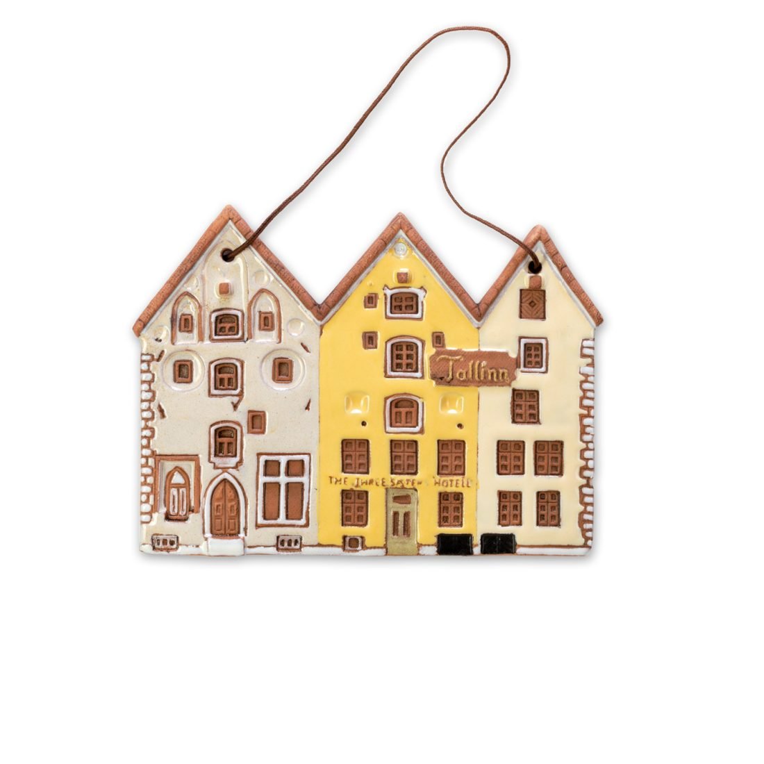 Ceramic miniature of the Three sisters house in Tallinn TALL 06 PL