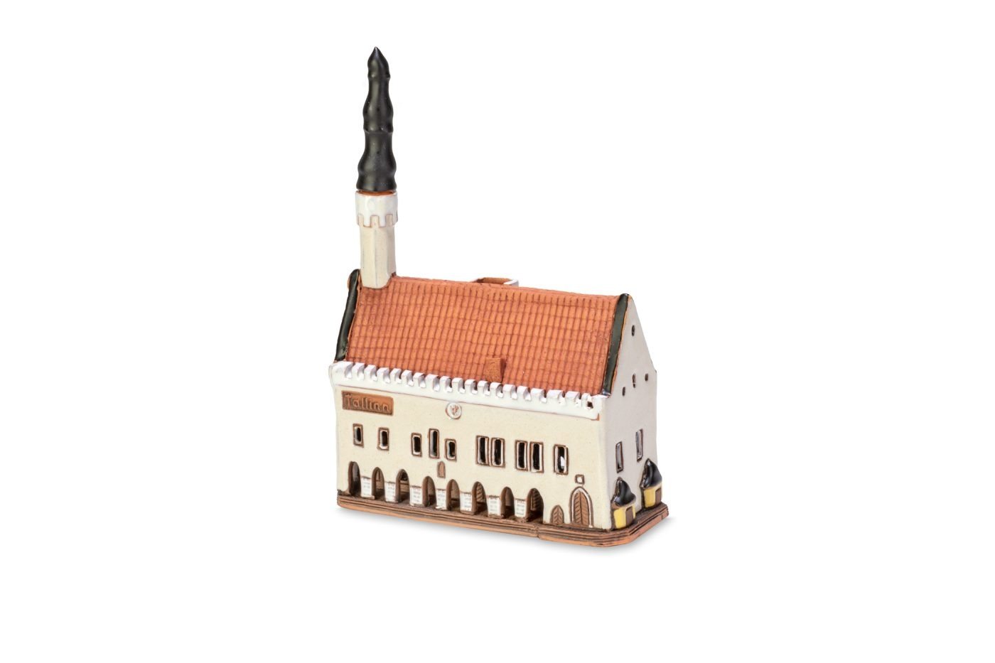 Ceramic miniature of Tallinn town hall TALL 08 mini