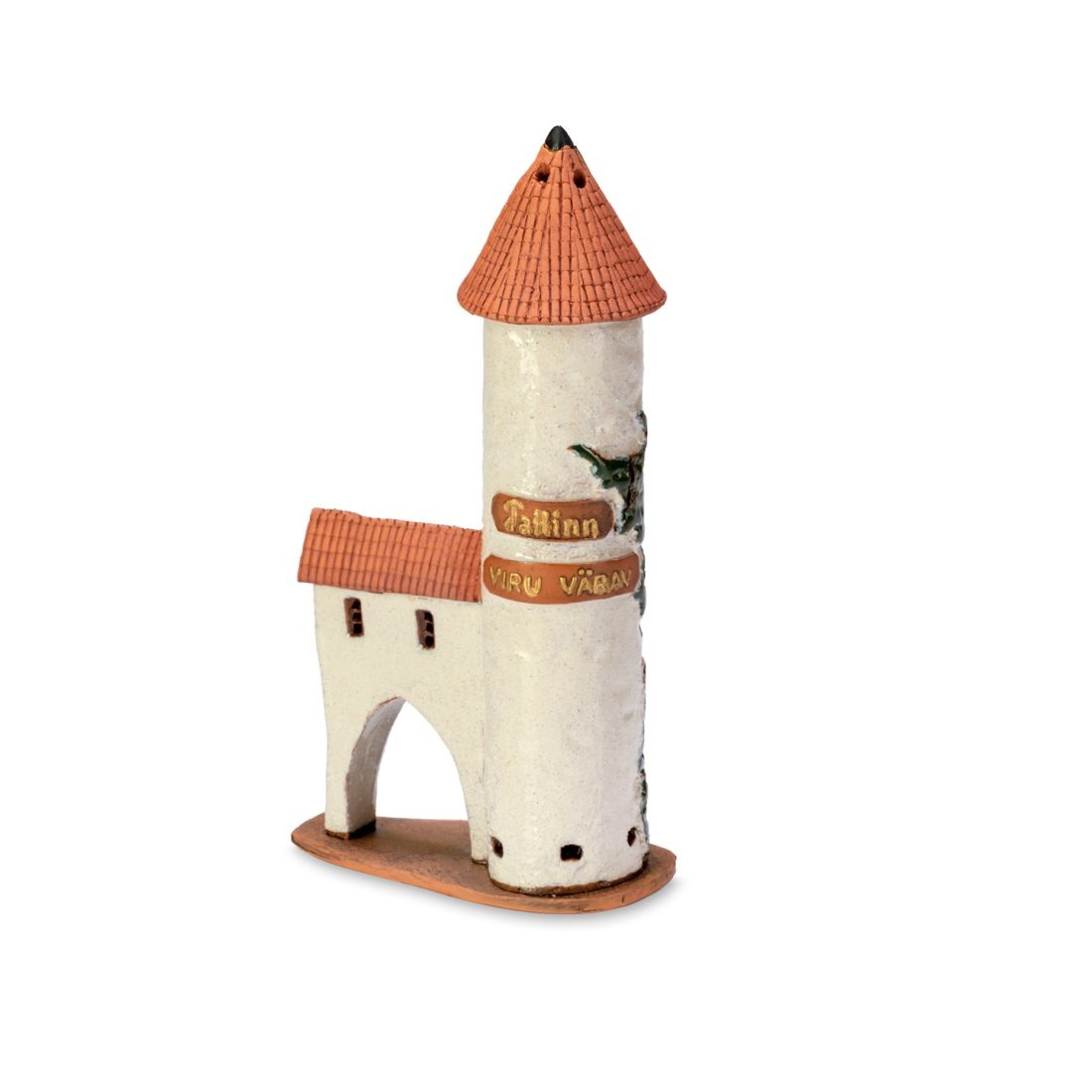 Handgemachte keramische Miniatur, originalgetreue Kopie eines Gebäudes in Tallinn TALL 09