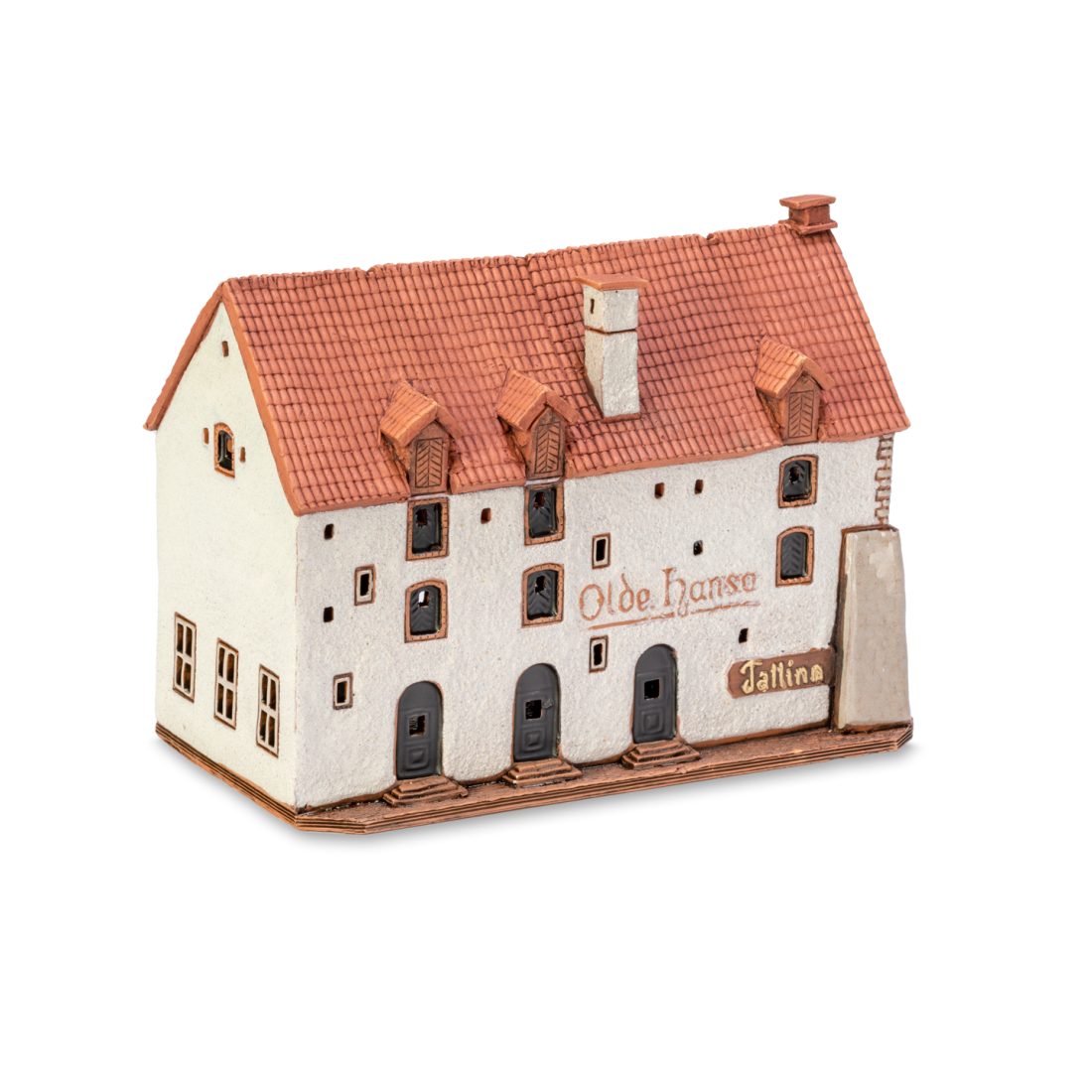 Handgemachte keramische Miniatur, originalgetreue Kopie eines Gebäudes in Tallinn TALL 10