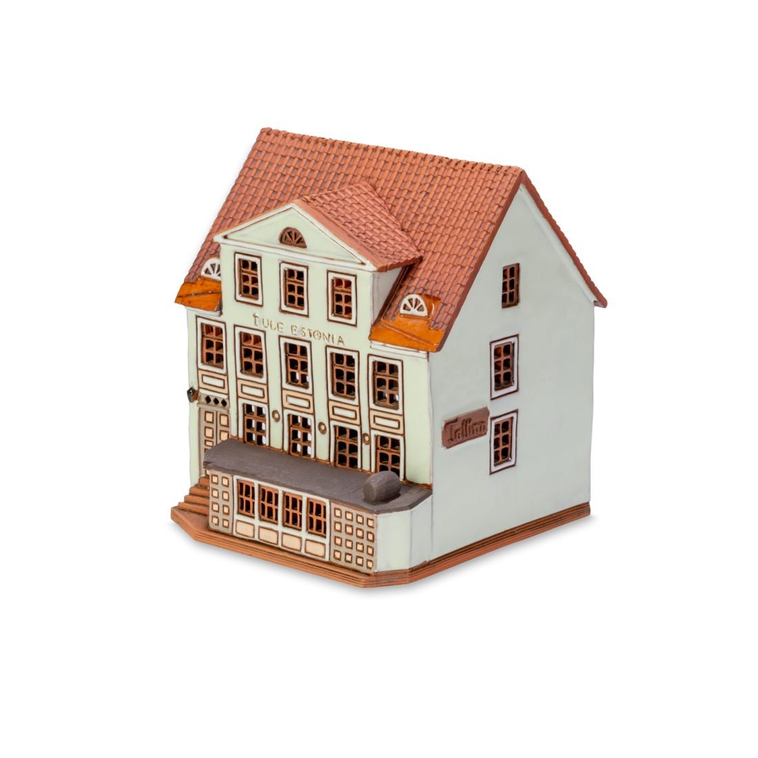 Ceramic miniature of original house in Tallinn TALL 27