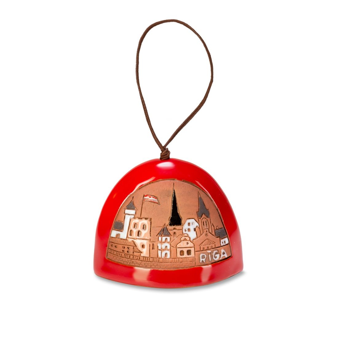 Ceramic hanging bell of Riga oldtown LV V 01