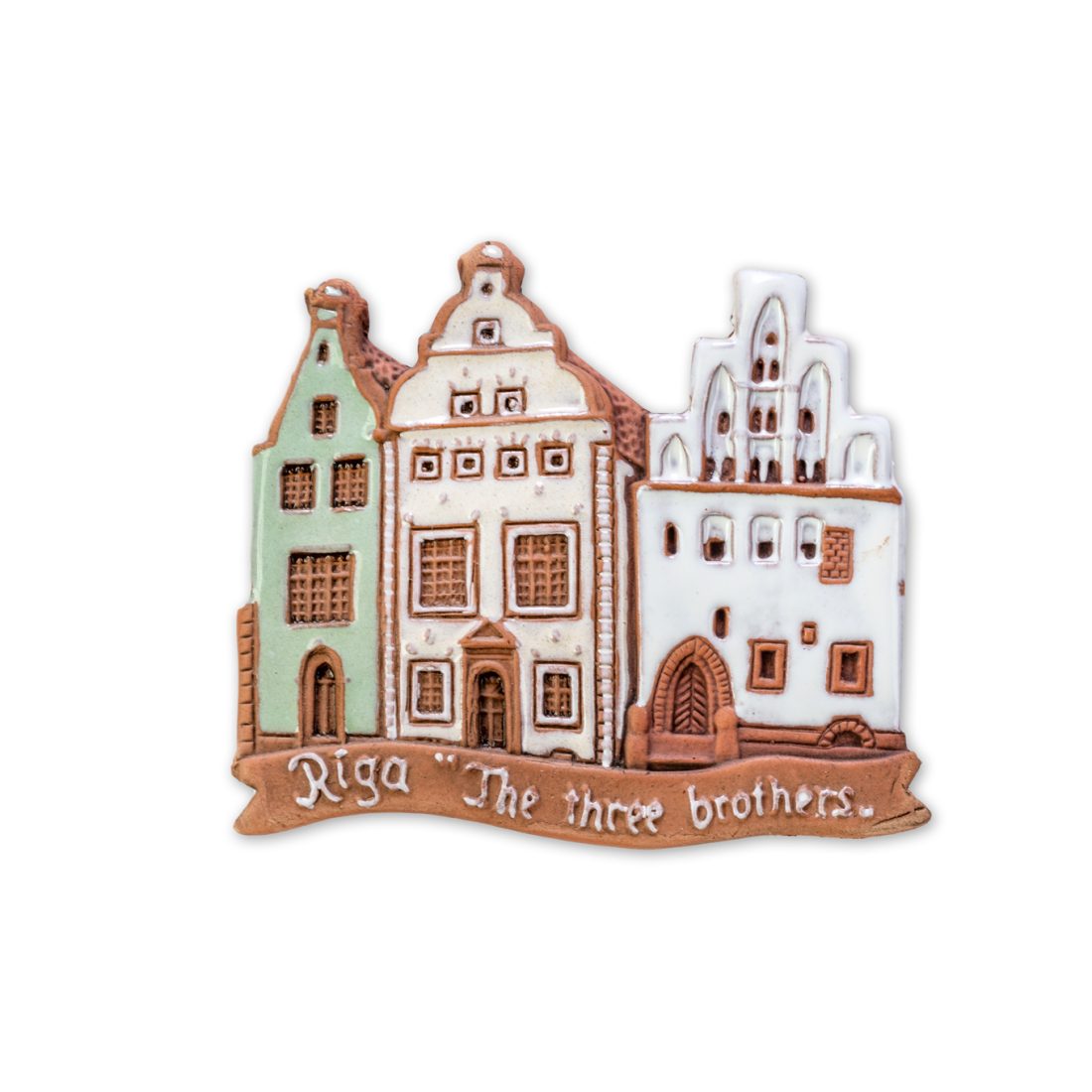 Ceramic magnet of The three brothers house M 02