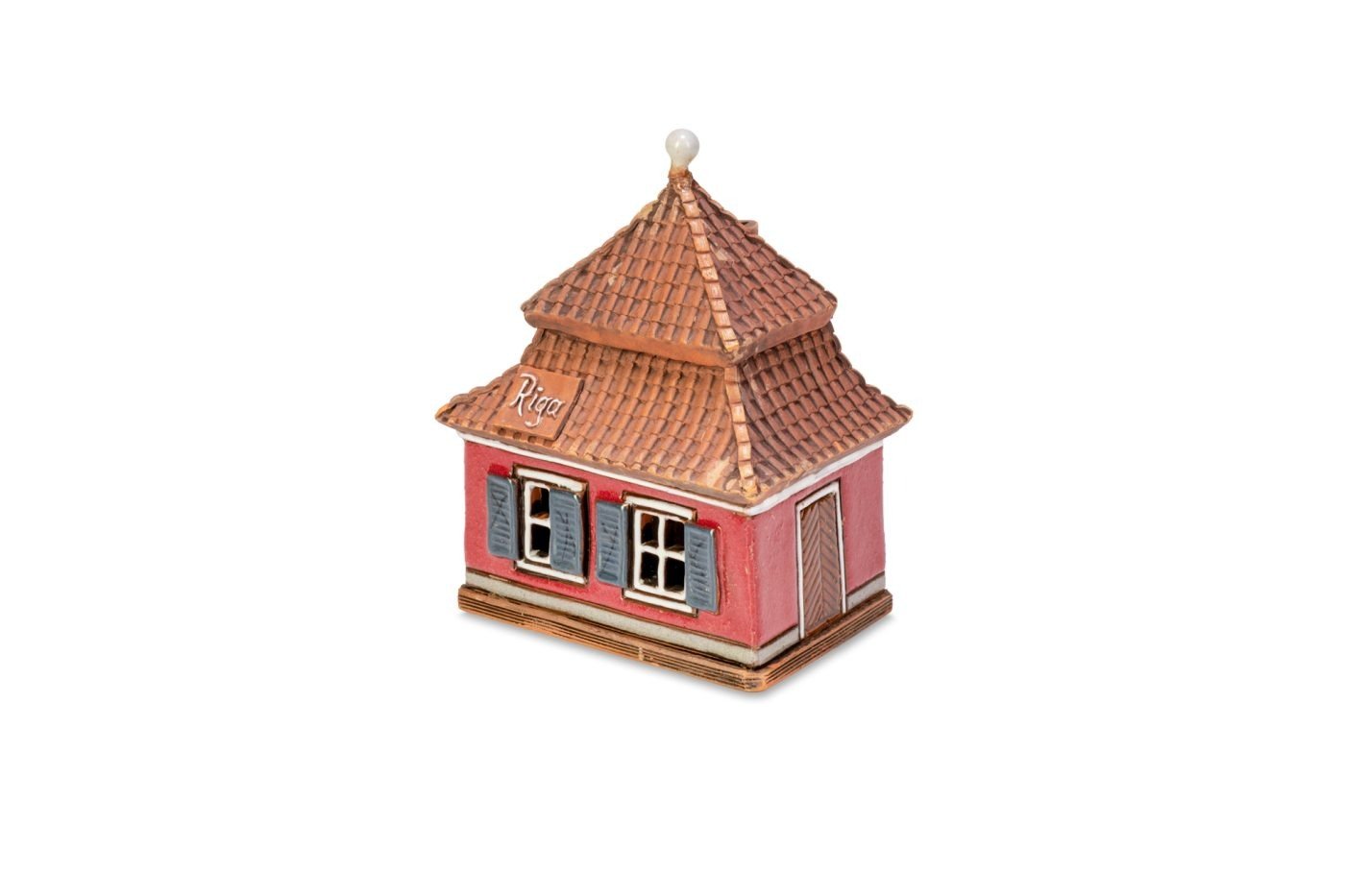 Ceramic miniature of the original house in Riga LV 10 mini