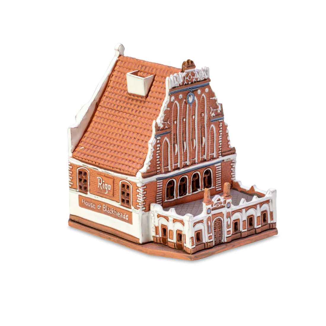 Ceramic miniature of the House of the Blackheads in Riga LV 12 mini