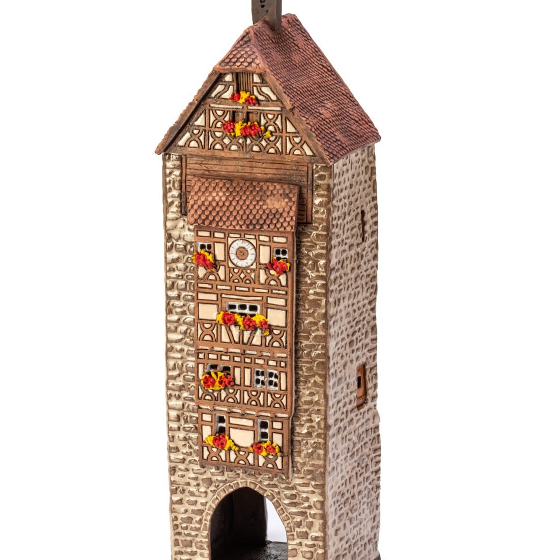 Ceramic miniature of the old town gate of the village Riquewihr ALS 305 A