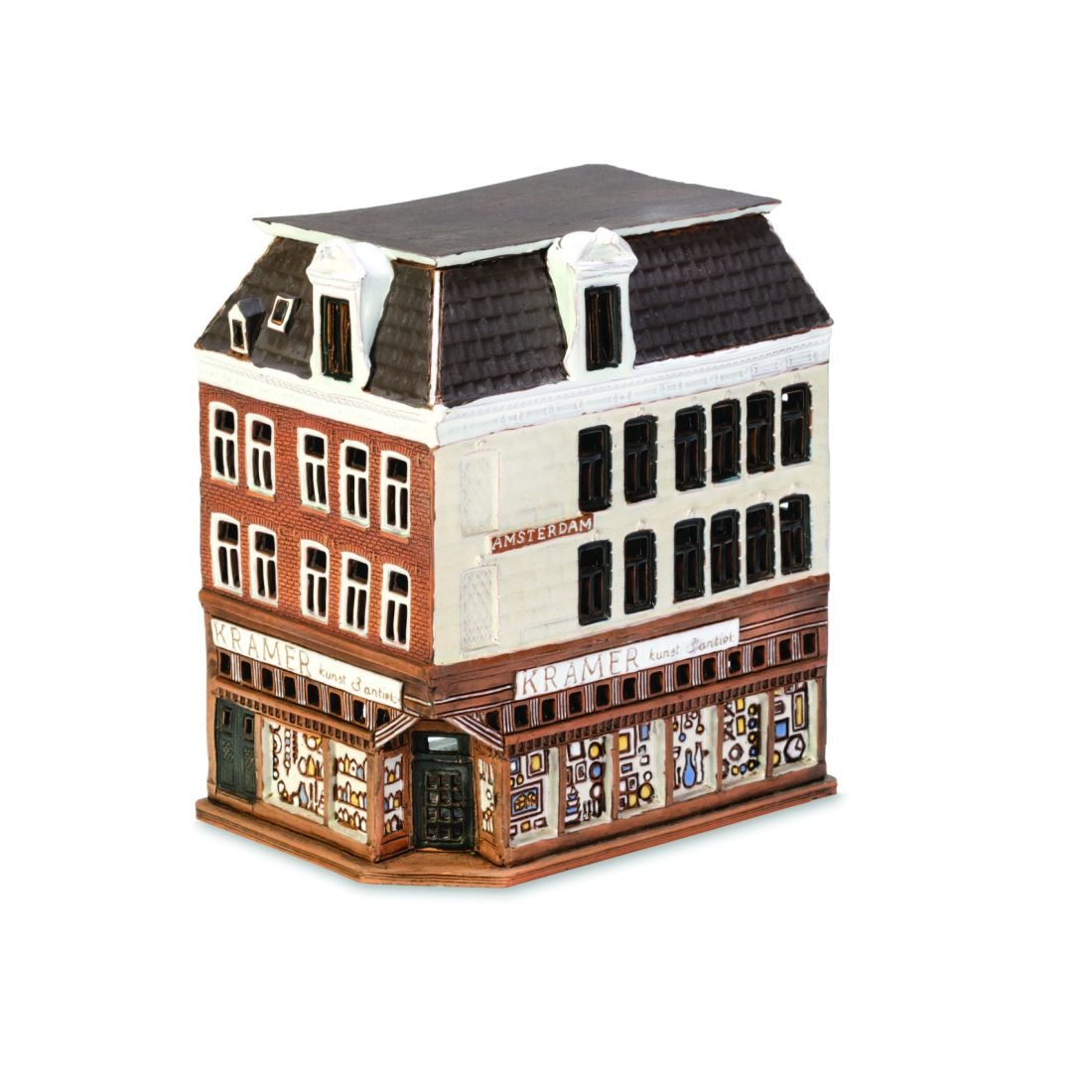 Ceramic miniature of Kramer kunst & antiek shop in Amsterdam AMS 08