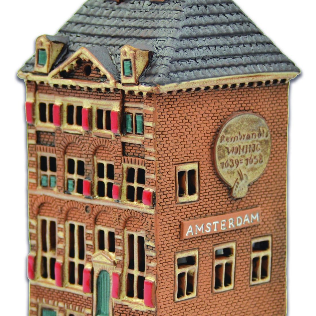 Ceramic miniature of Rembrandt’s house in Amsterdam AMS 11 mini