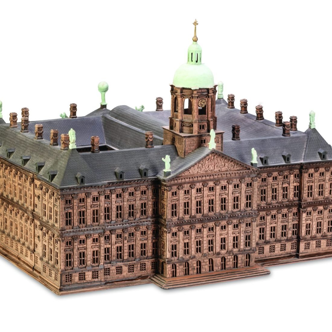 Ceramic miniature of the Royal palace in Amsterdam AMS 12