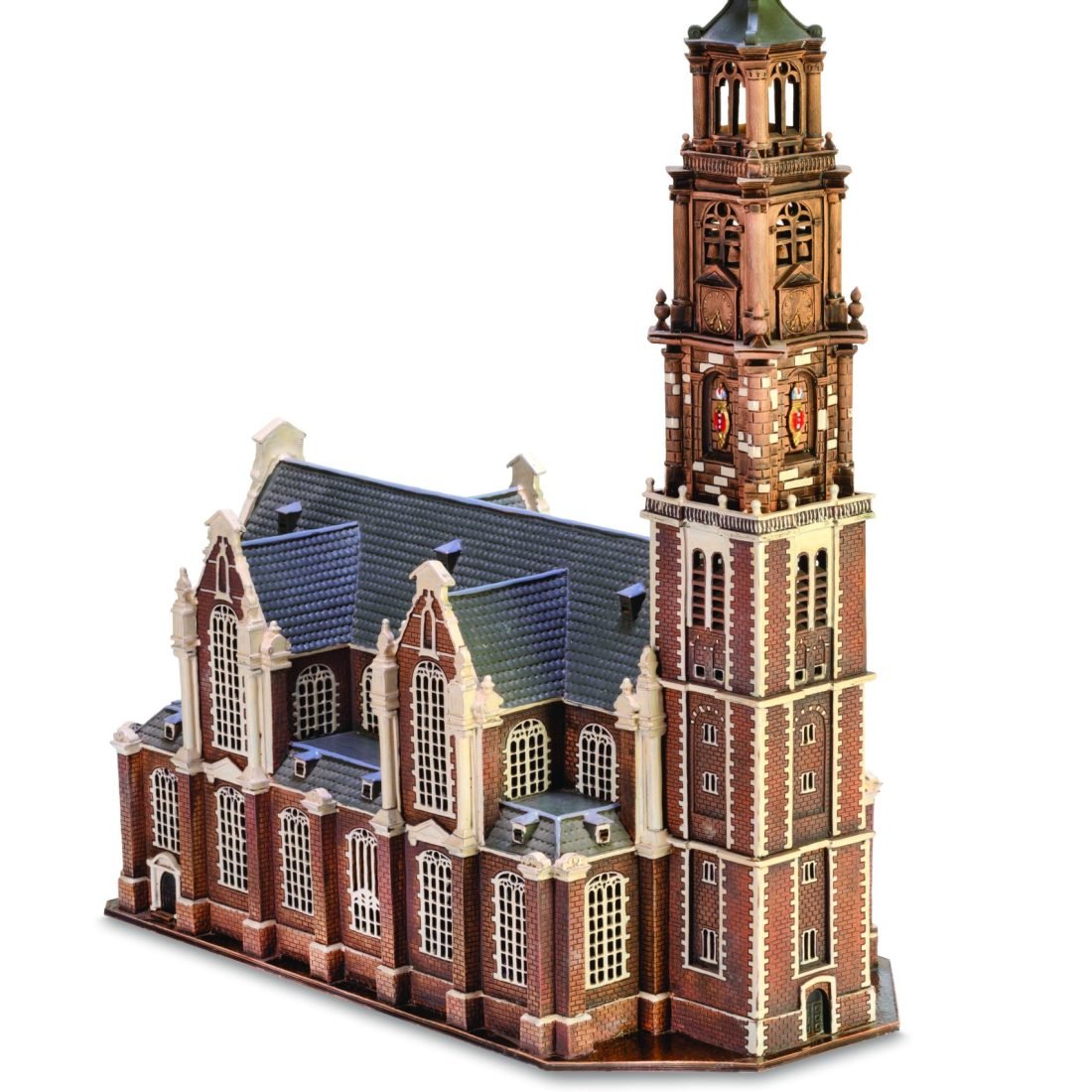 Ceramic miniature of Western church in Amsterdam AMS 13