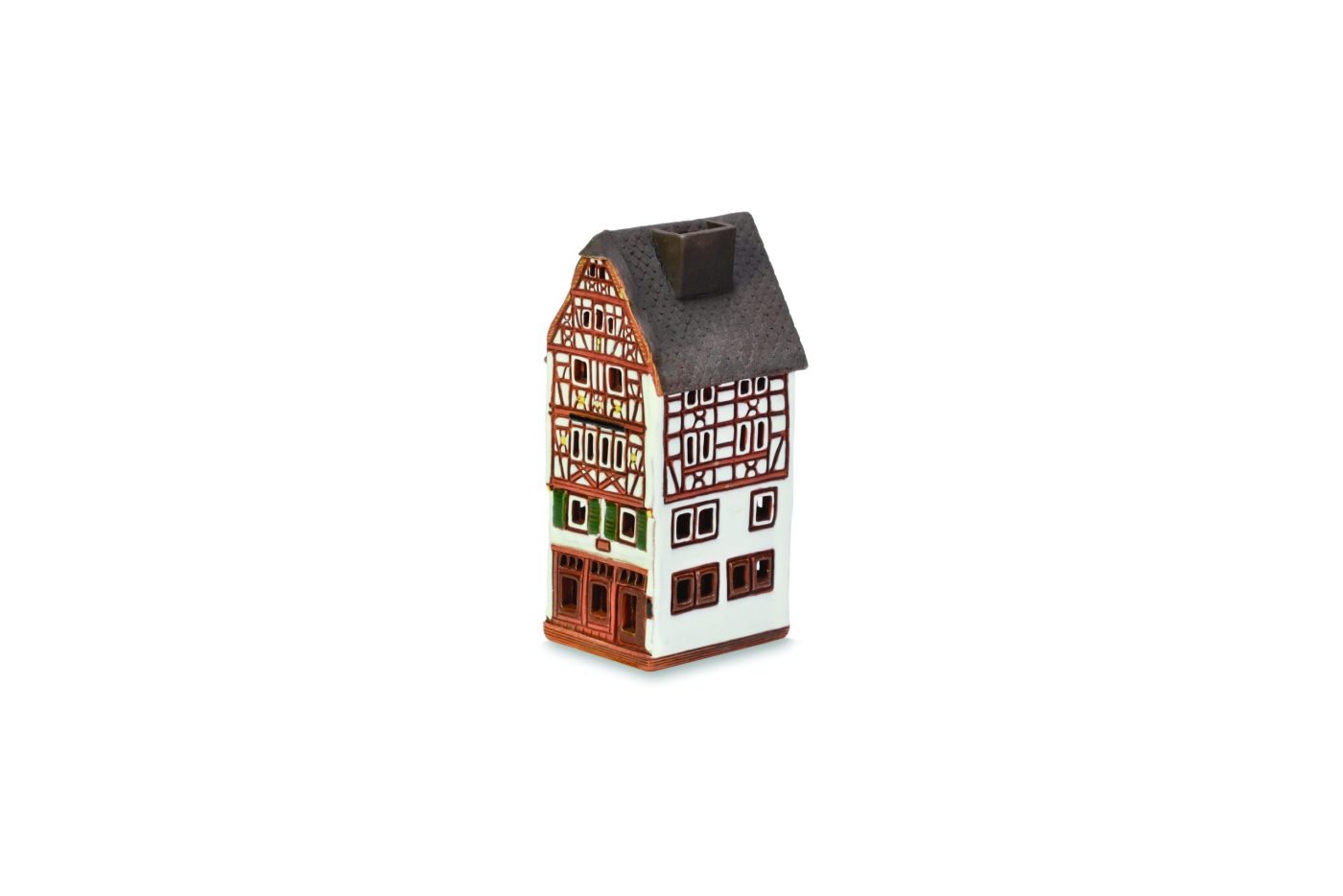 Ceramic miniature of medieval market square of Bernkastel-Kues in Moselle valley BKK 06 MINI