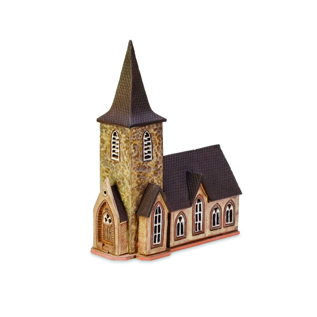 Ceramic miniature of a fantasy church CHJ 200