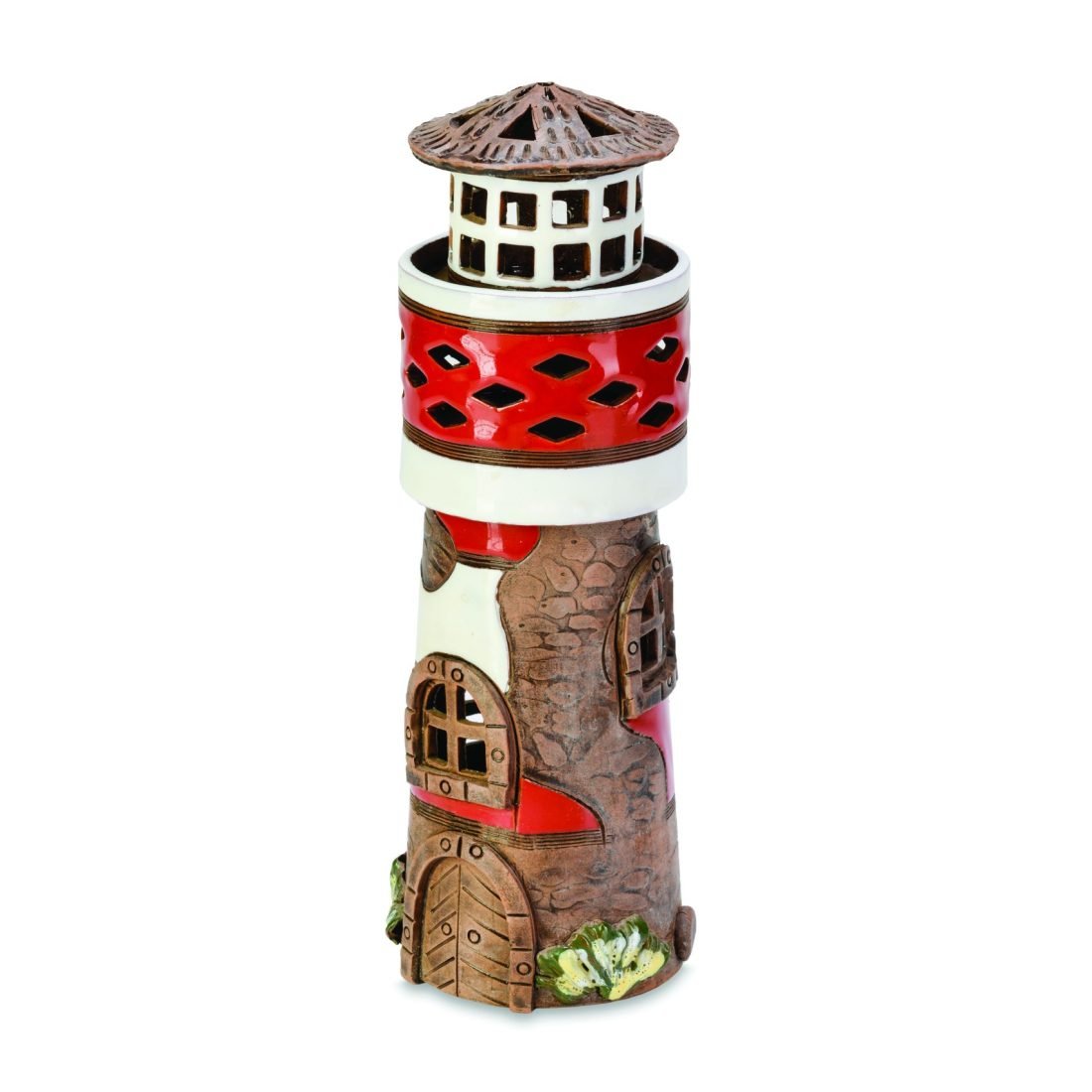 Ceramic miniature of a fantasy lighthouse CHJ 29