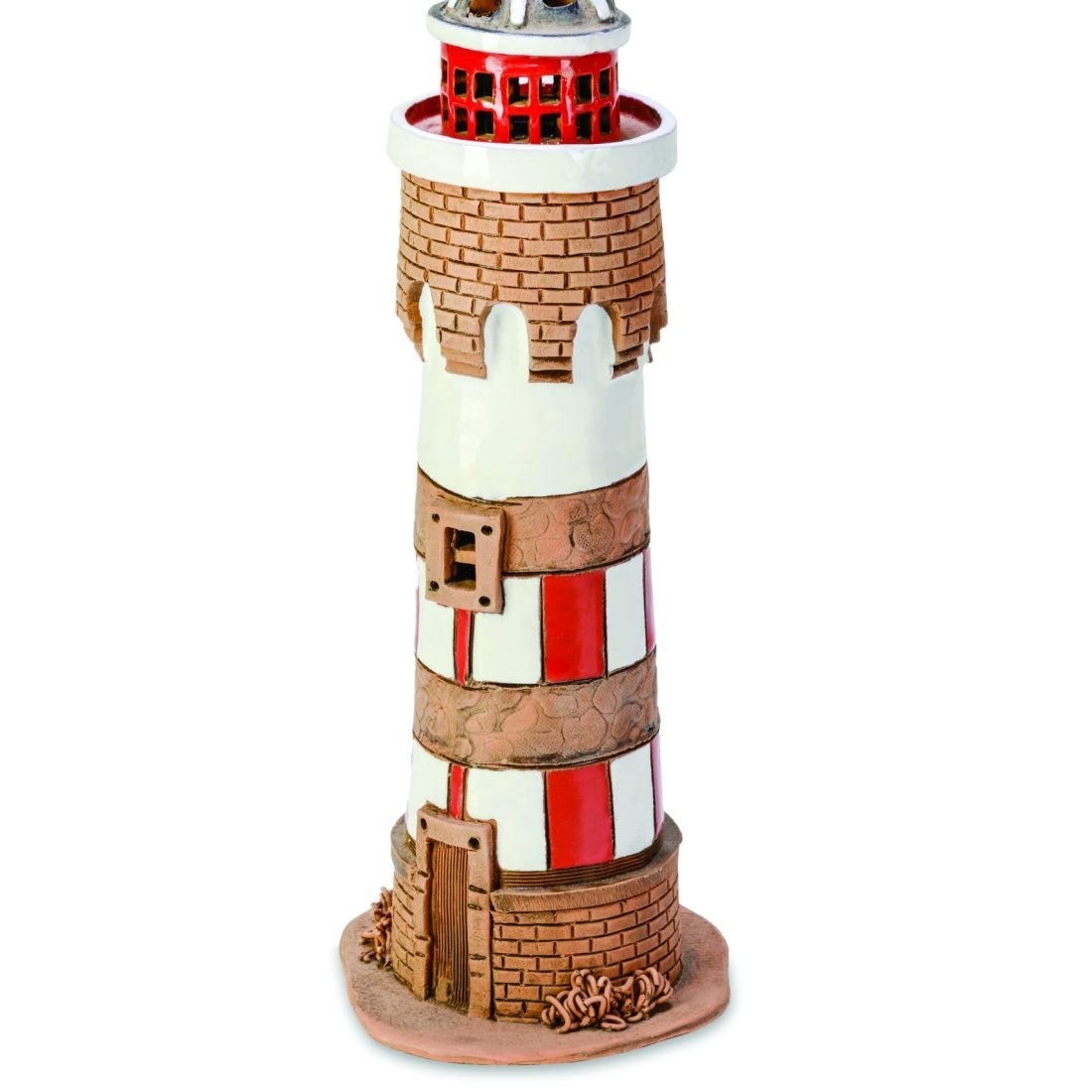 Ceramic miniature of a fantasy lighthouse CHJ 33/1CHJ 69