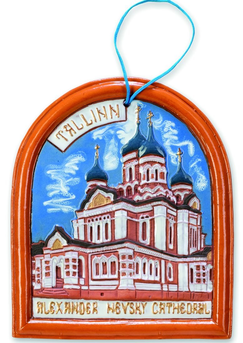 Ceramic plaque of Alexander Nevsky Cathedral in Tallinn TALL 20 PL