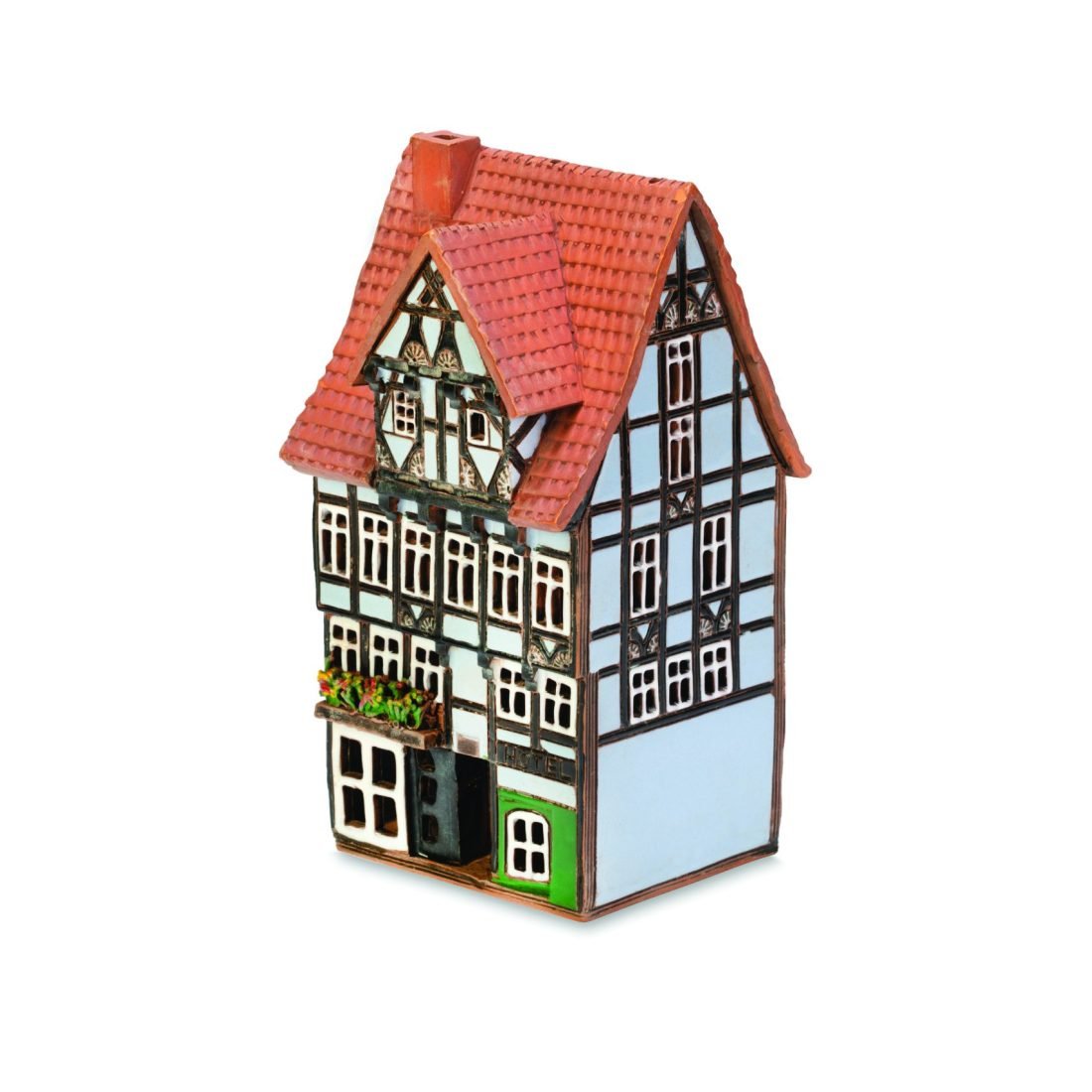 Ceramic miniature of original house in Quedlinburg MOD 0307