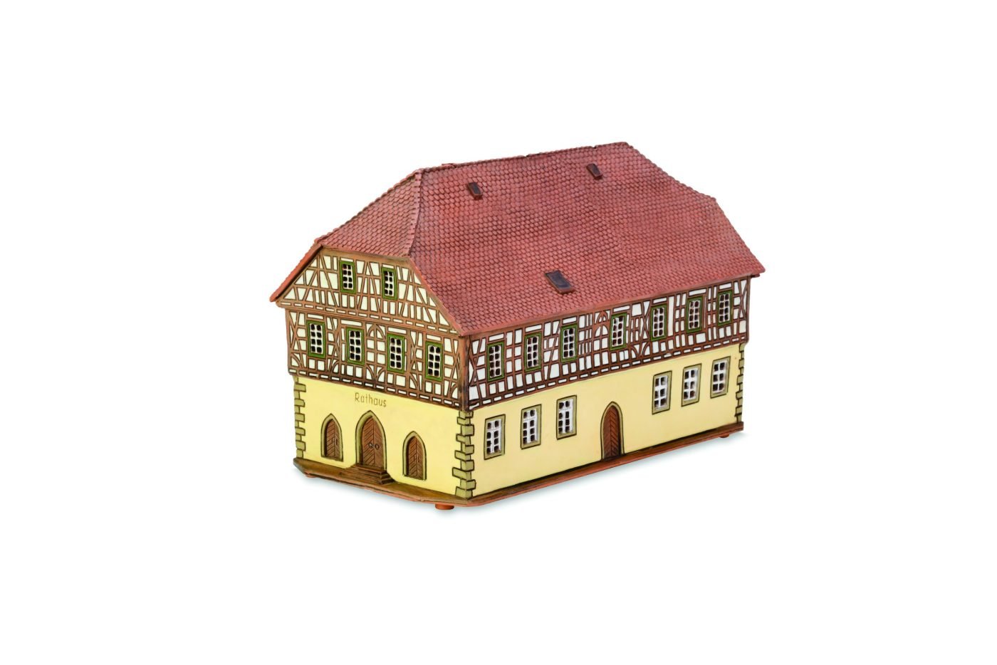 Ceramic miniature of Rathaus in Münnerstadt MOD 0477 RATHAUS