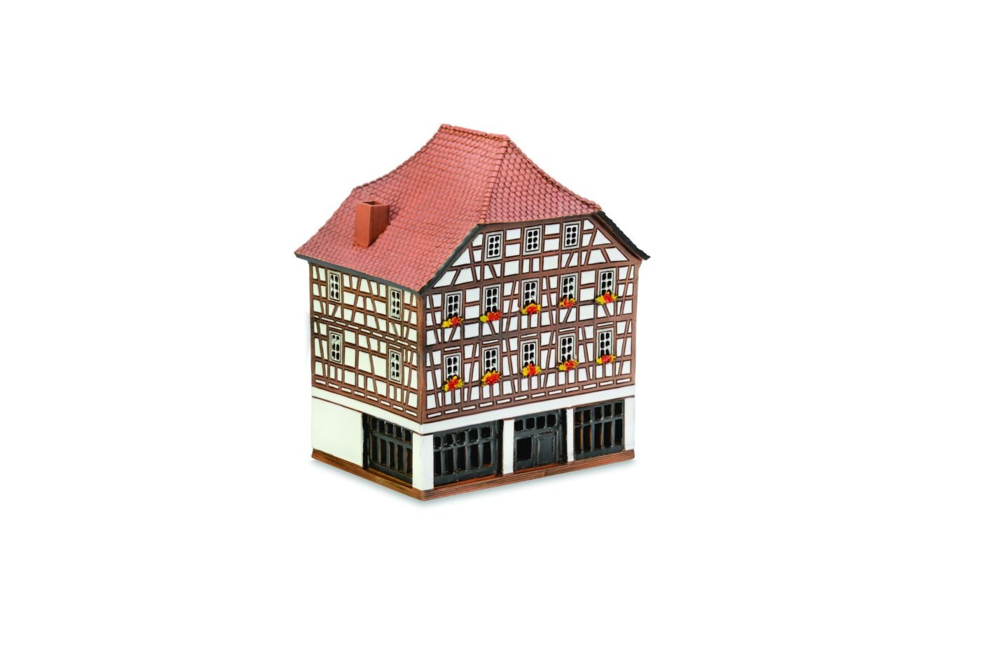 Ceramic miniature of original house in Münnerstadt MOD 0592