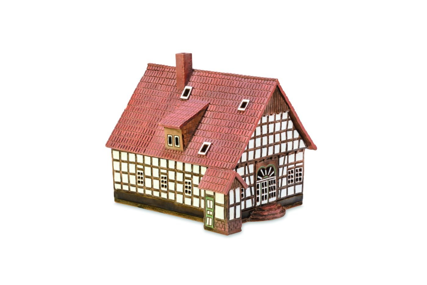 Ceramic miniature of original house in Bad Essen MOD 092