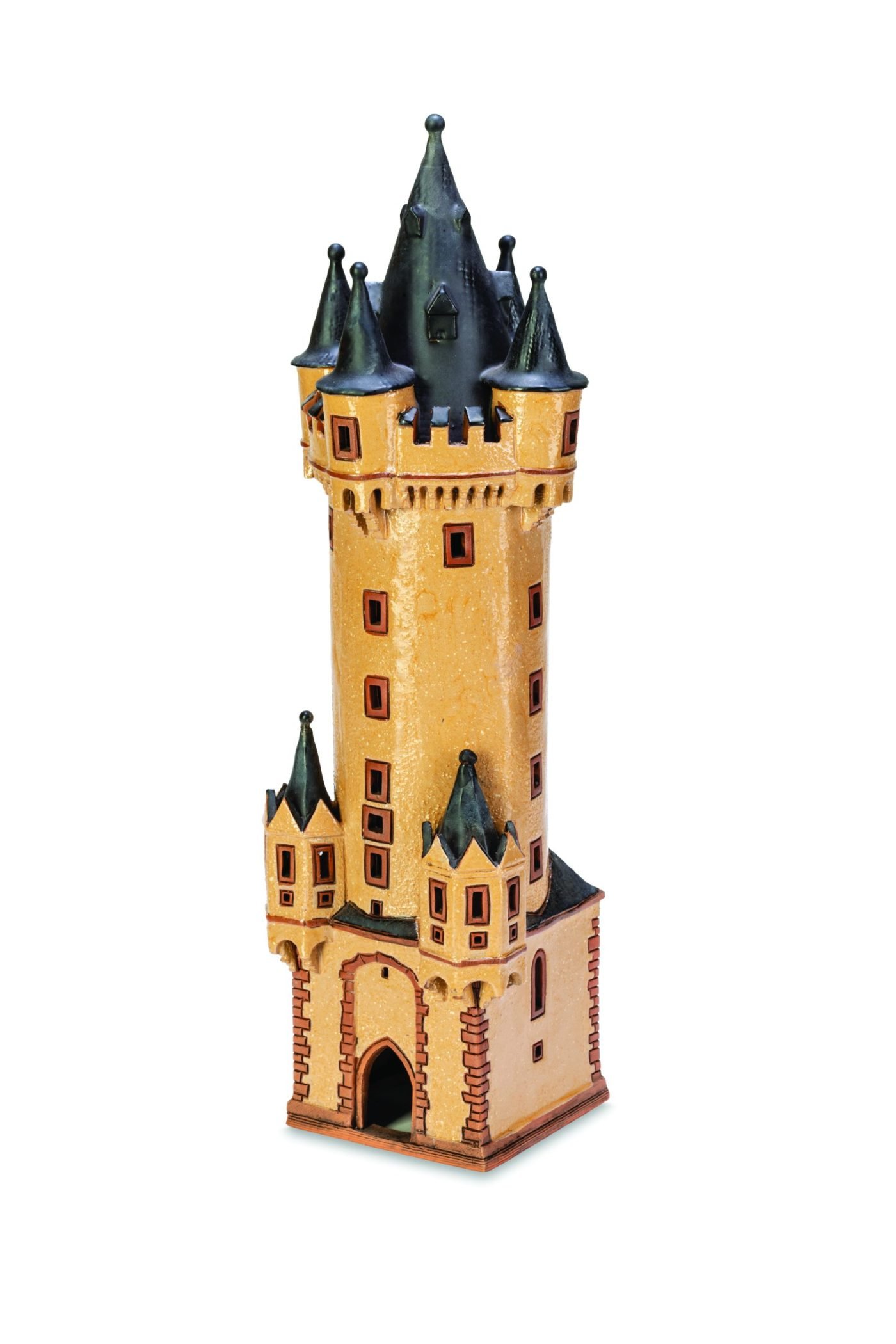 Ceramic miniature of Eschenheimer turm in Frankfurt am Main MOD 131