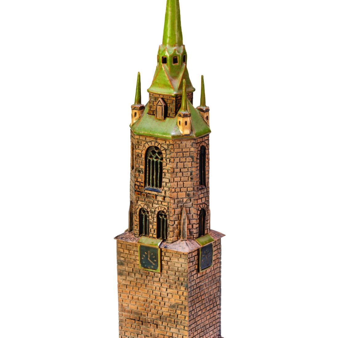Ceramic miniature of Roter Turm in Halle MOD 136