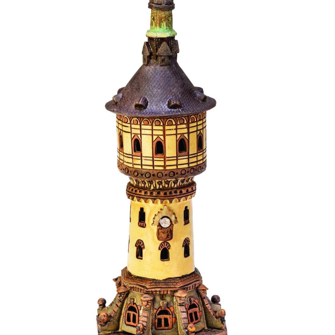 Ceramic miniature of Wasserturm in Halle MOD 138 MINI