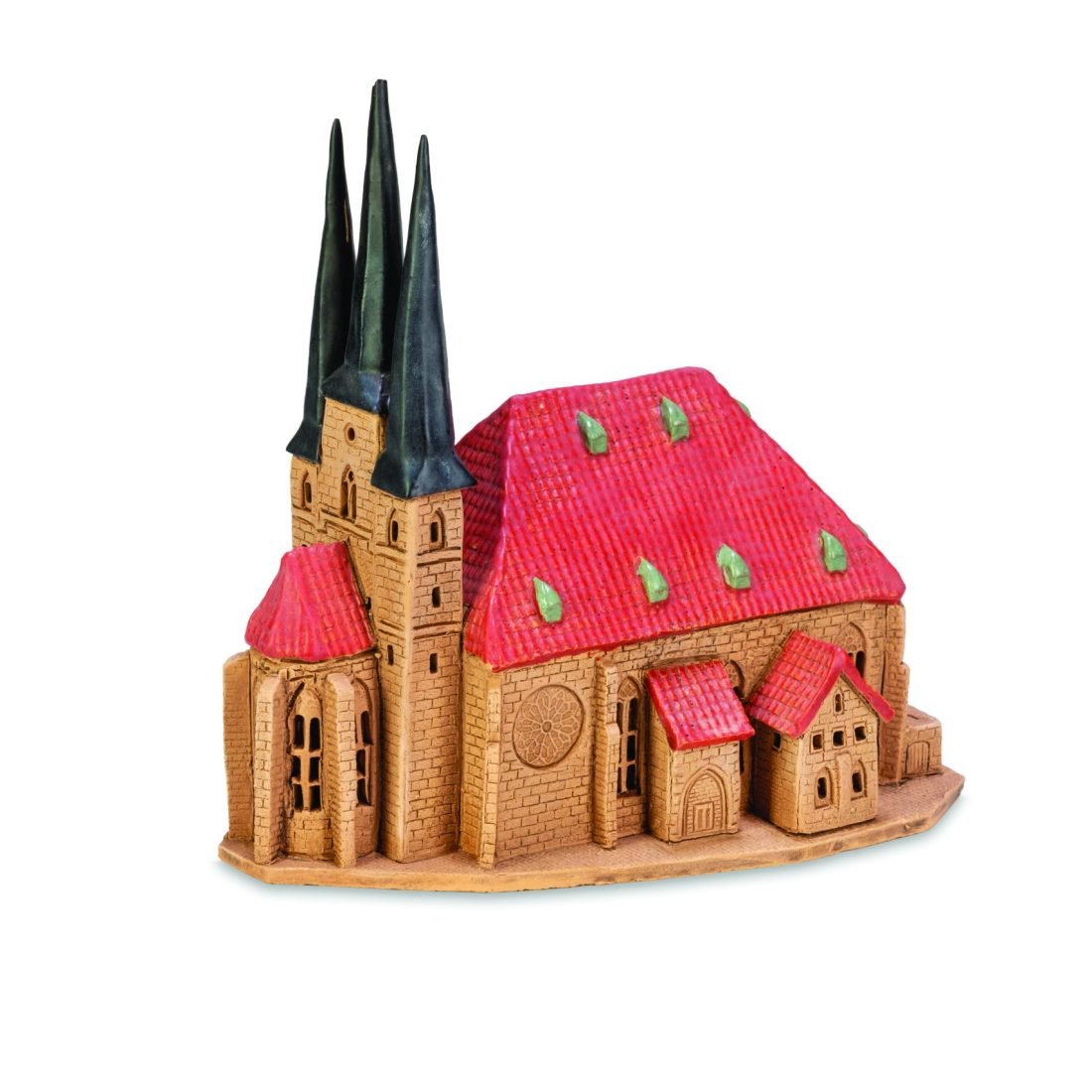 Ceramic miniature of Severikirche in Erfurt MOD 218 MINI