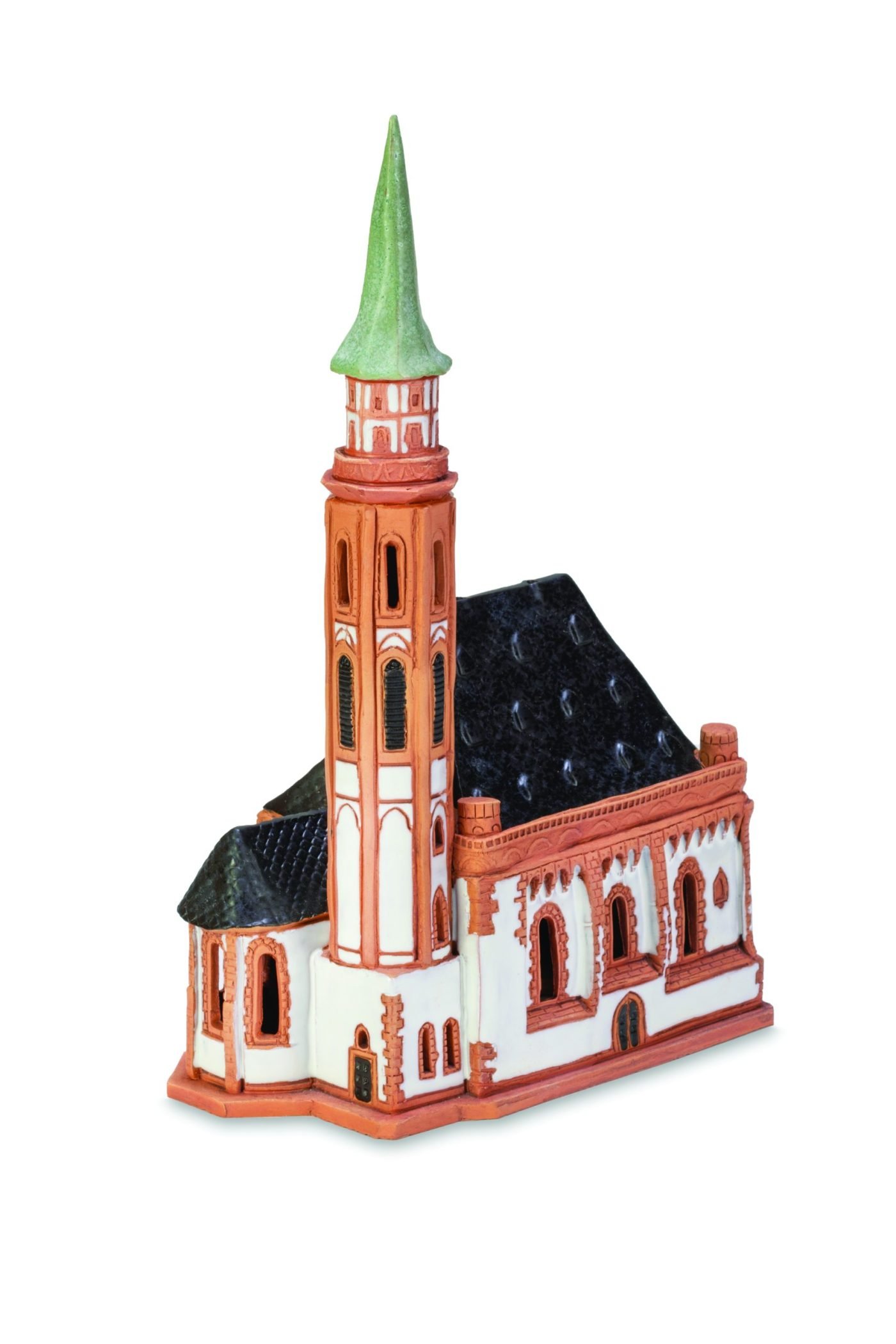 Ceramic miniature of Nikolajkirche in Frankfurt am Main MOD 228 MINI