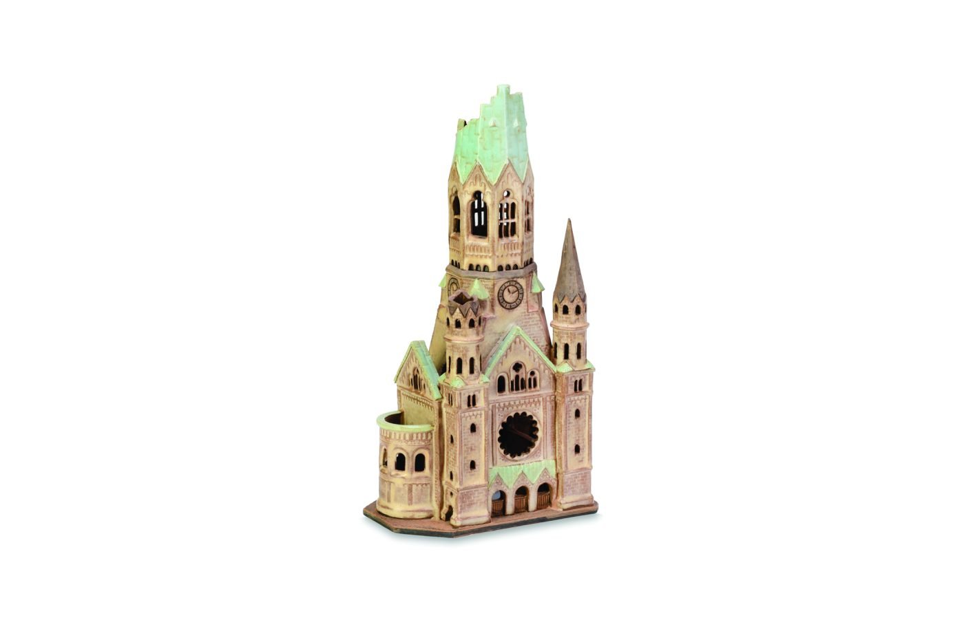 Ceramic miniature of Gedächnisskirche in Berlin MOD 315/1