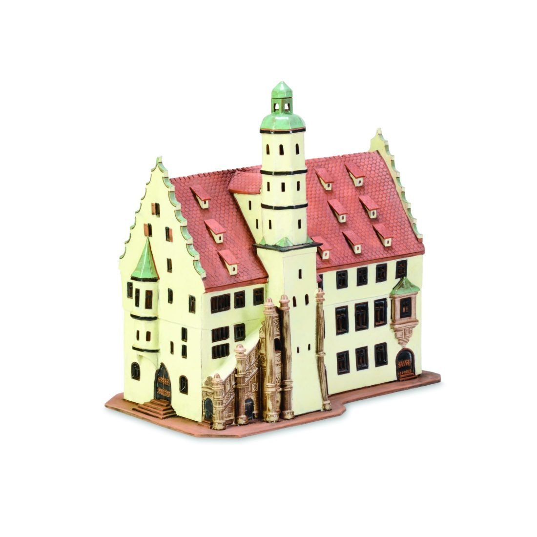 Ceramic miniature of Rathaus in Nördlingen Mod 370