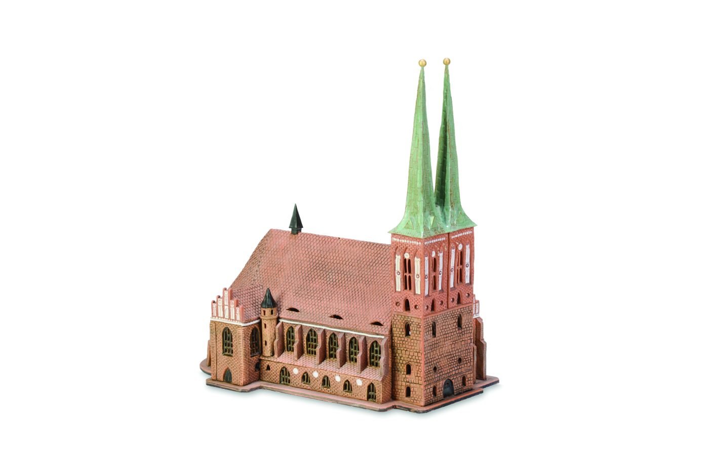 Ceramic miniature of Nikolaikirche in Berlin MOD 371