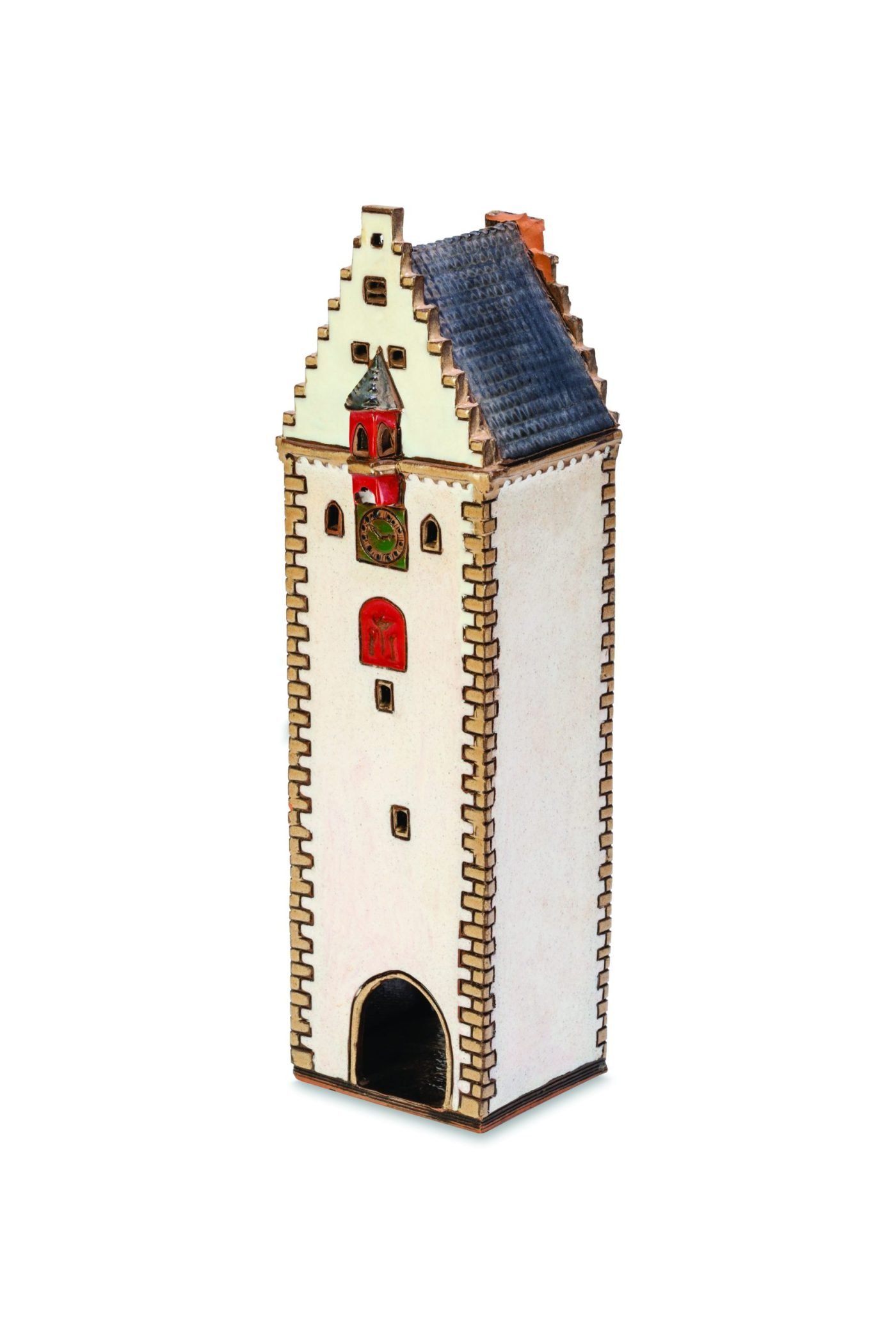 Ceramic miniature of Wurzacher Tor gate in Bad Waldsee MOD 0453