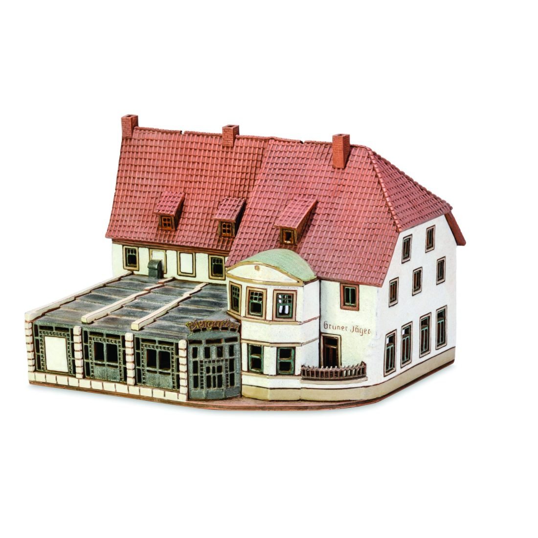 Ceramic miniature of Grüner Jäger in Osnabrück MOD 567