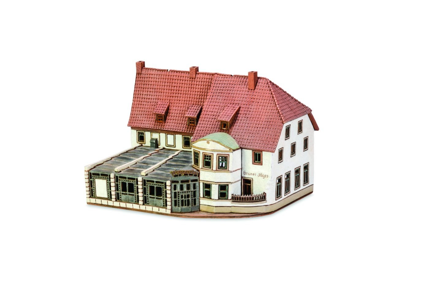 Ceramic miniature of Grüner Jäger in Osnabrück MOD 567