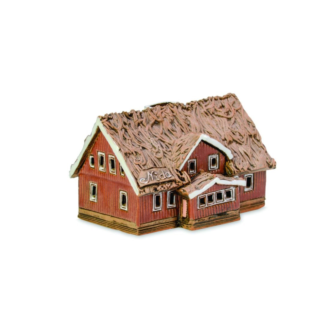 Ceramic miniature of the Fisherman’s house in Nida LT 01 mini