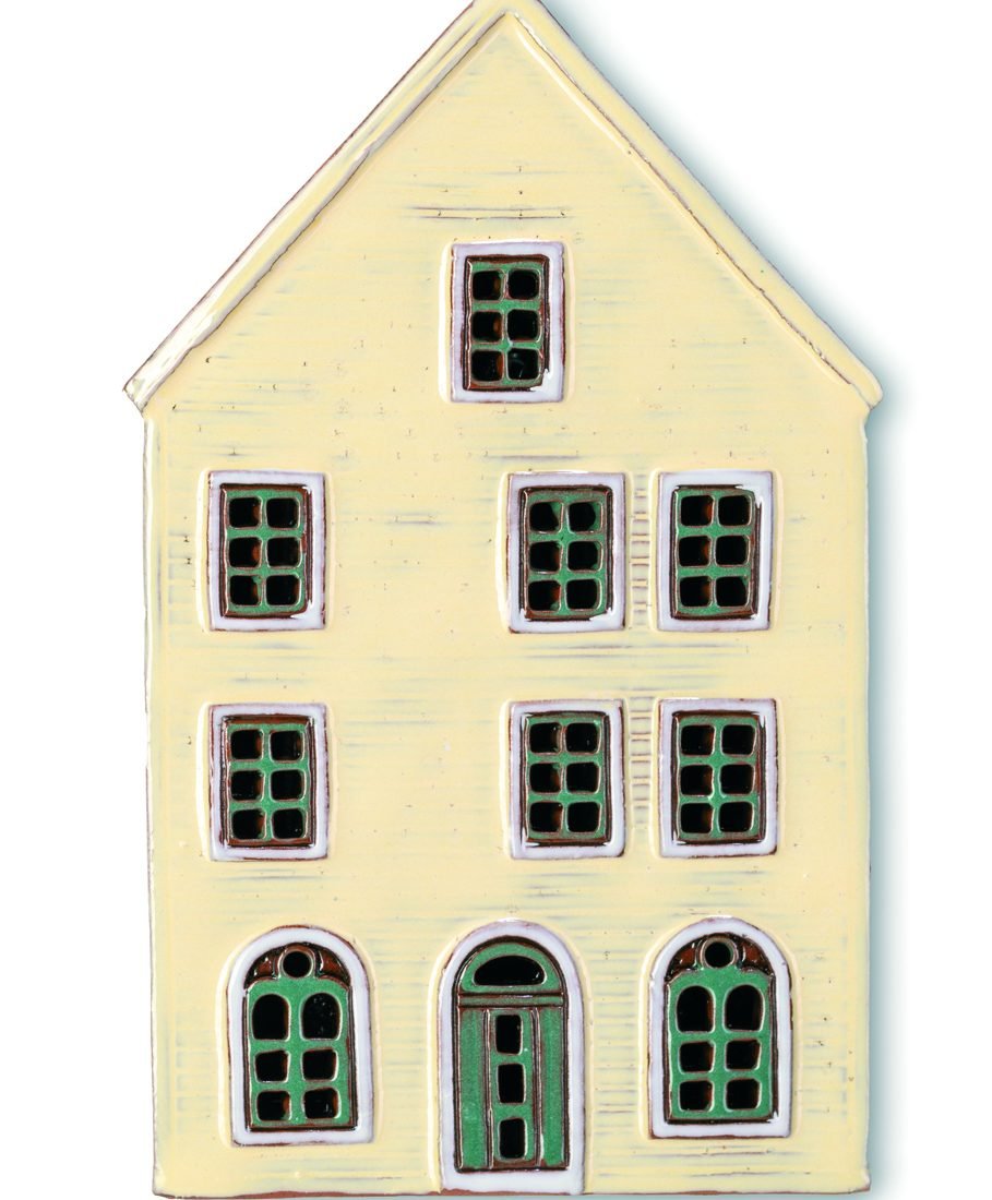 Ceramic plaque of original house in Bergen BER PL 03