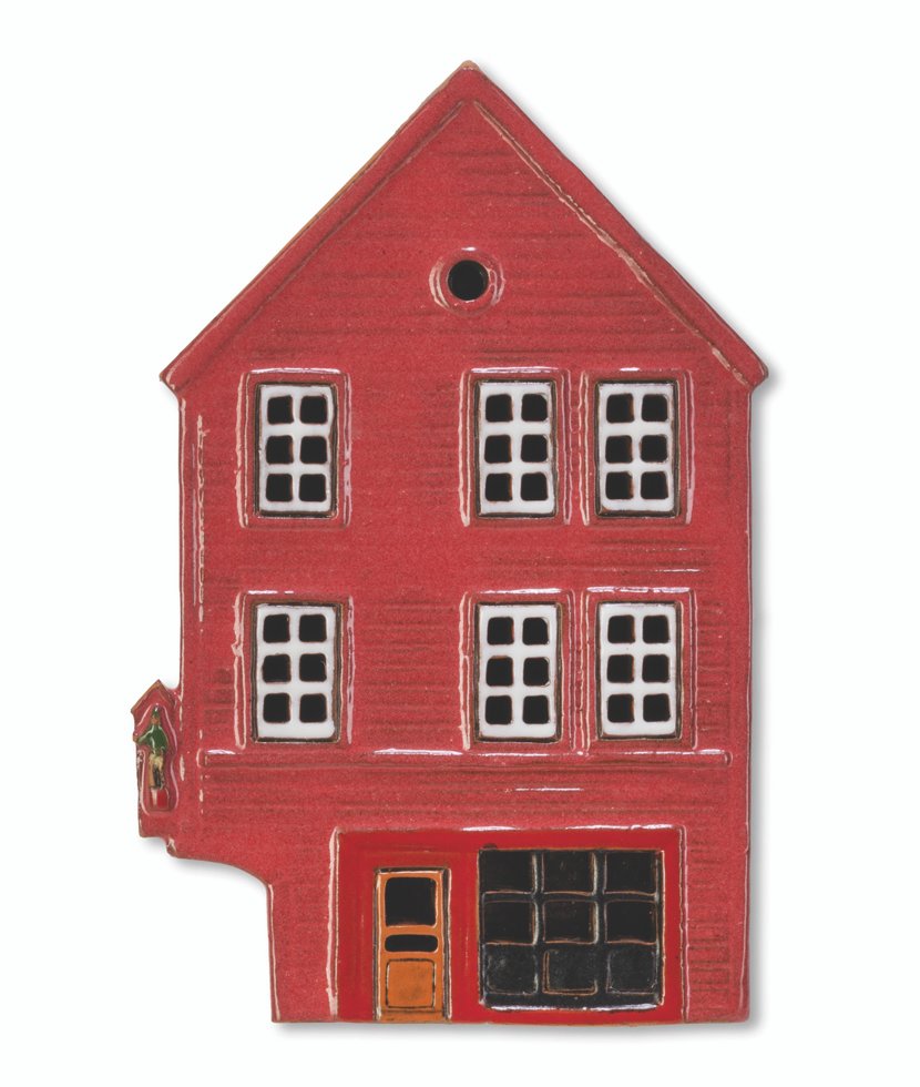 Ceramic plaque of original house in Bergen BER PL 07