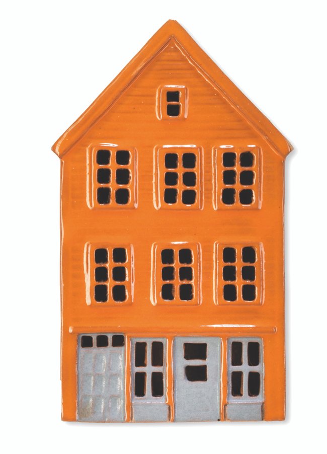 Ceramic plaque of original house in Bergen BER PL 10