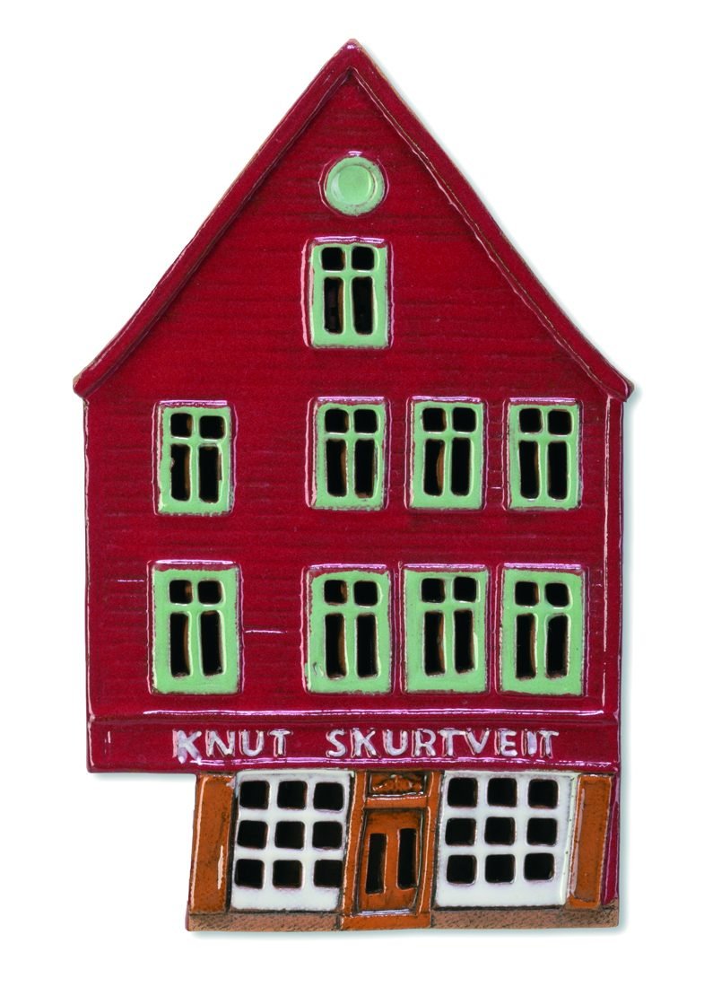 Ceramic plaque of original house in Bergen BER PL 11