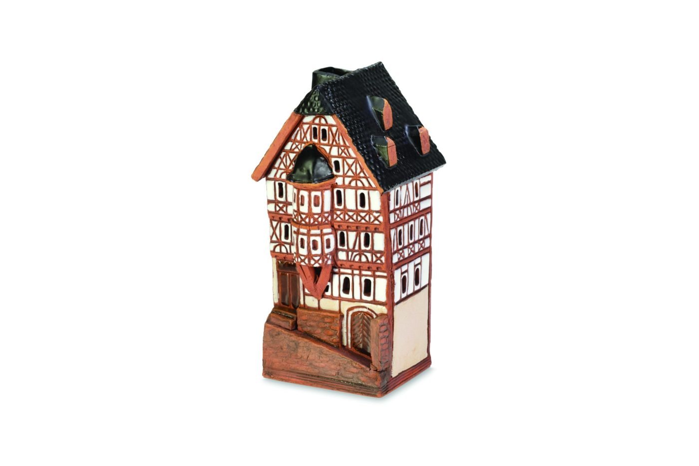 Ceramic miniature of original house in Miltenberg OWC 23 MINI