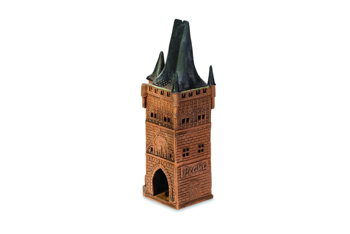 Ceramic miniature of Powder Tower in Prague PR 05 MINI