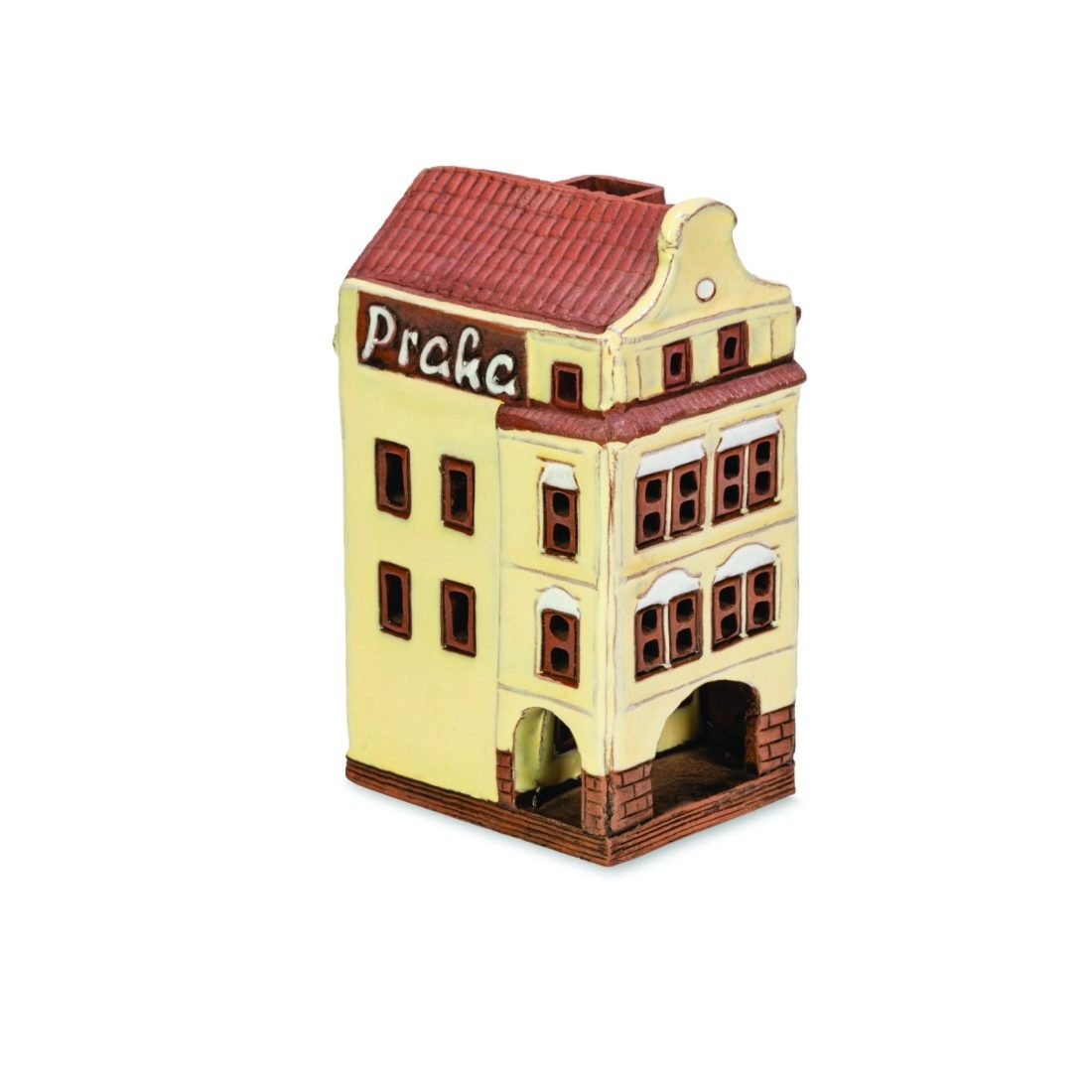 Ceramic miniature of original house in Prague PR 12 MINI