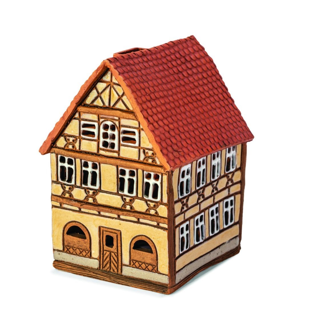 Ceramic miniature of original house in Rothenburg RodT 03 MINI