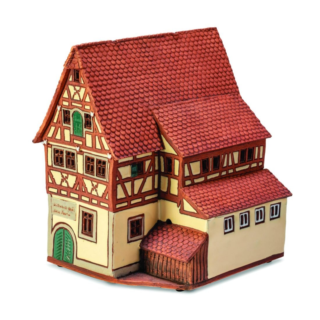 Ceramic miniature of original house in Rothenburg RodT 04