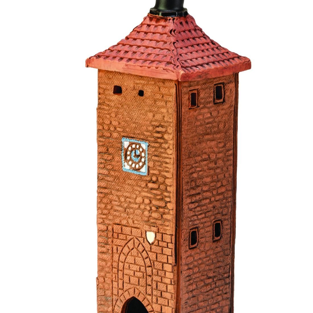 Ceramic miniature of Siebers Tower in Rothenburg RodT 09 MINI